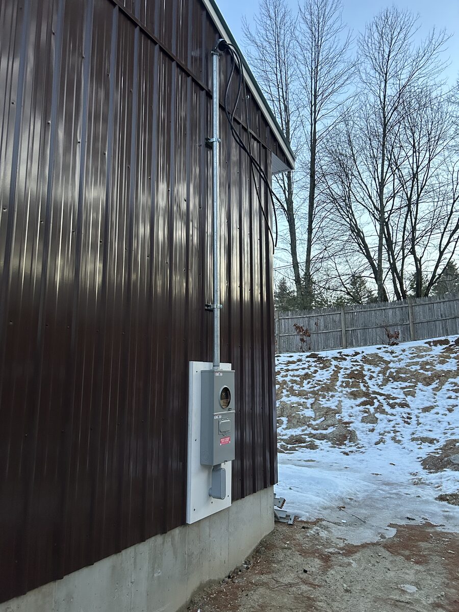 Exterior electrical work